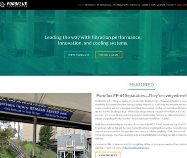 Puroflux Engineered Water Filtrat filter appliances