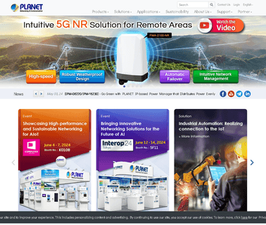 Planet Technology Corp. fiber optic plug