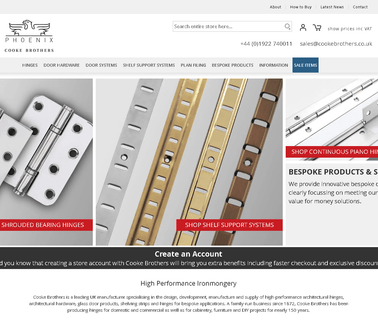 Cooke Brothers Limited - bearing hinge