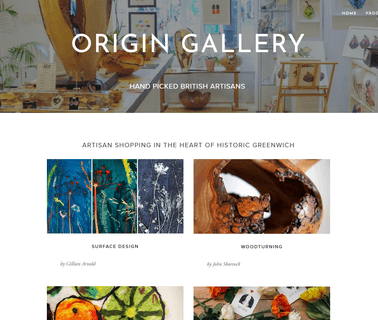 Origin Gallery crafts crafted