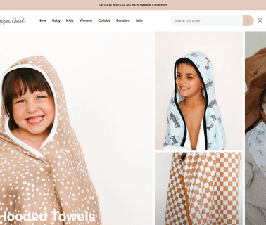 Copper Pearl baby swaddle
