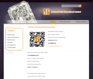 Deckwell Gold Limited fancy diamond pendant