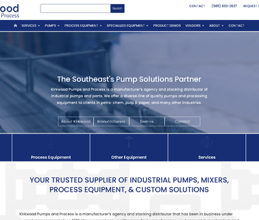 Kirkwood Pumps & Proces high pressure vertical pumps