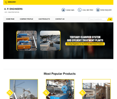 A. P. Engineers plant evaporator