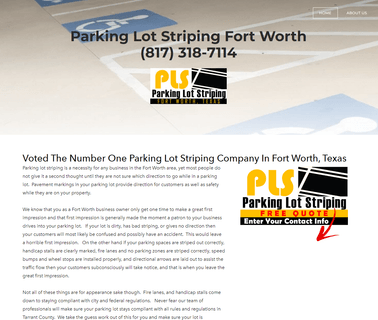 Asphalt and Concrete Pavement Markings and Parking Lot equipment stalls