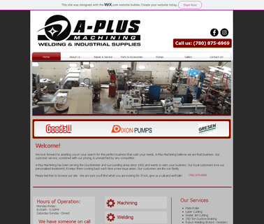 A-Plus Machining - Machining Lloydminster welding rental
