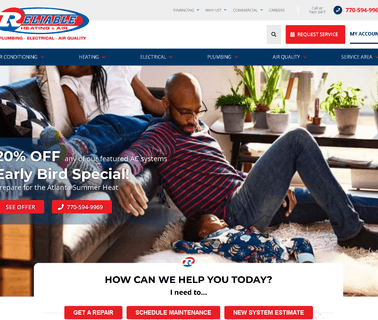 Atlantas Top Techs AC Repair Hvac Plumbing Electrical & Duct heating and cooling system cleaning
