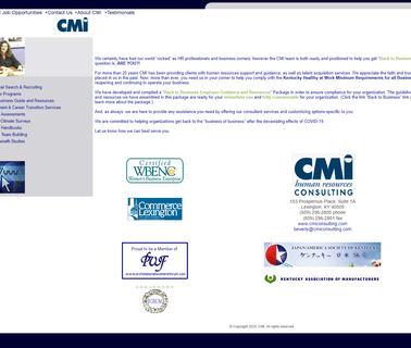 Cmi of Lexington Kentucky - the Premier Human Resource job search