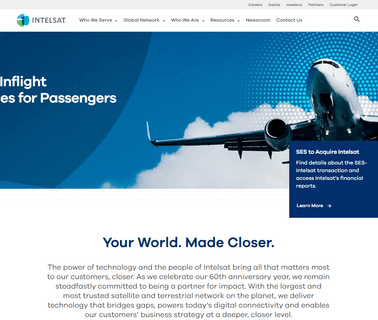 Intelsat Corporation transmission signals