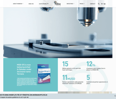 Moberg Pharma North America food drug