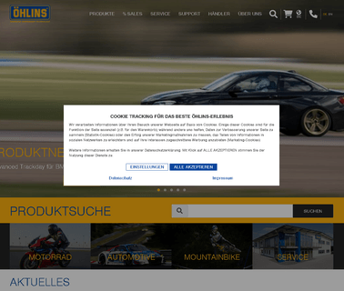 Öhlins Dtc damper components