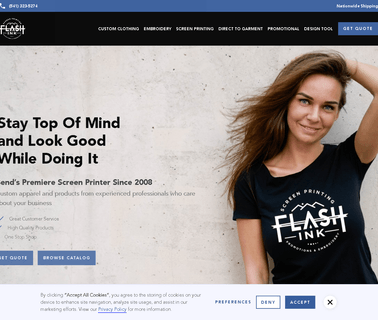 Flash Ink Custom Screen Printing Bend Oregon custom branding