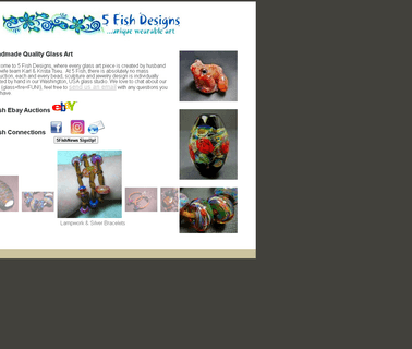 Fish Designs wire bracelets