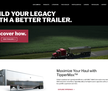Mac Trailer Sales Inc dump tank