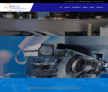 Omega Metrology Products horizontal optical measuring machine
