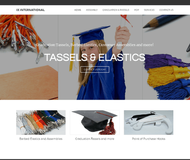 Ix International - Barbed Elastics Graduation Tassels Pop graduation