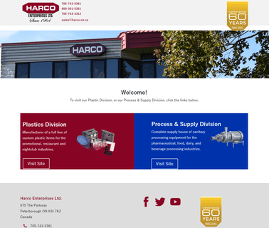 Harco Enterprises Ltd. Welcome saucers