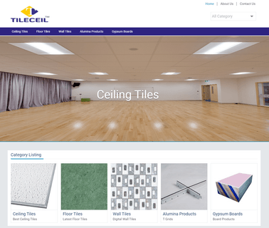 Sumeru Tradelink gypsum fiber ceiling tiles