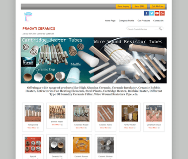 Pragati Ceramics test heating