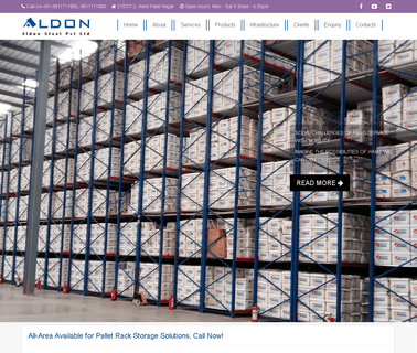Aldon Steel racks cabinet