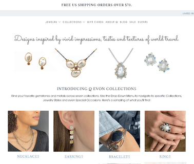 Home - Q. Evon detail jewelry