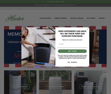 Hunter Home Comfo home heating thermostat