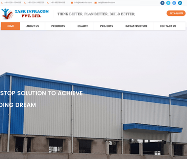 Task Infracon fabricated building