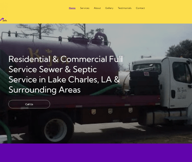 K-Jon Sewer & Septic Service Plumbing Drain Cleaning Portable moss services