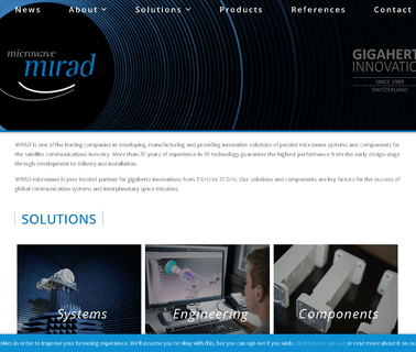 Mirad Microwave Ag communication antenna band antenna