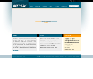 Xiamen Refresh Auto Parts hybrid wiper