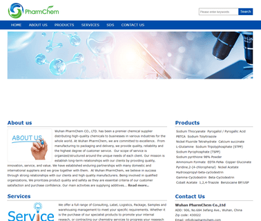 Wuhan Pharmchem Trade agent pam
