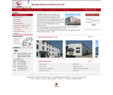 Shanghai Charoma Perfumery & Bio Chem agrochemicals dyestuff