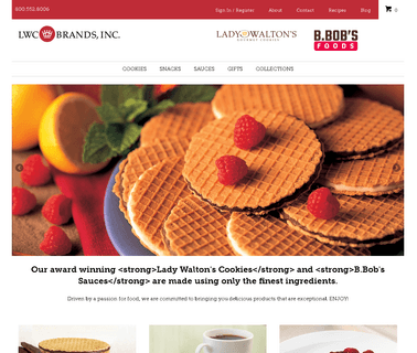 Award Winning Sauce; Butter Wafer Cookies internet site