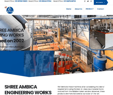 Ambica Engineering Works stand bending machine