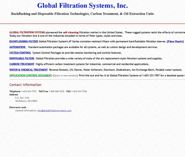 Global Filtration Systems filtration purification water