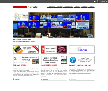 Norwia optical fiber cwdm