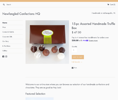 Newfangled Confections sweet confections