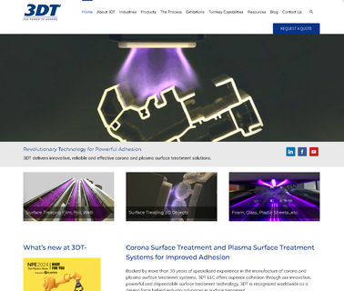 Corona Treatment; Plasma Treaters; Surface Treating adhesion