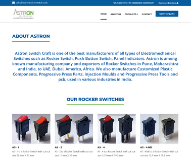 Astron Switch Craft electrical rocker switch