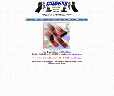 Clean Cutter Tiller Blades mulchers