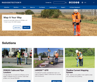 Cable and Pipe Locator Experts | Radiodetection underground power