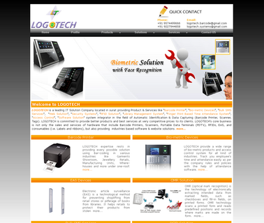 Logotech industrial barcode label printer