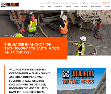 Williams Form Engineering ground concrete