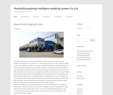 Shanhe Shunde Scale industrial due