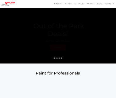 Vista Paint Corp decorative resistant materials