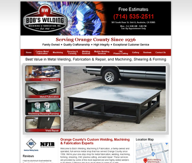 Welding/Welder Orange County Ca Metal Fabrication Machining fabrication welder