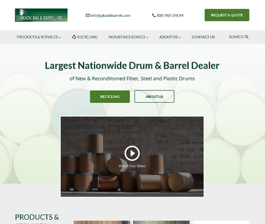 We Are the Largest Nationwide Dealer of New & Reconditioned Fiber fiber containers