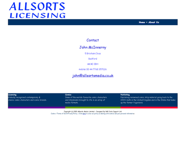 Allsorts Licensing table cases