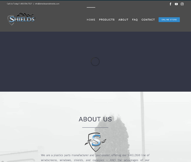 Shields Premier Windshields crawler trailer