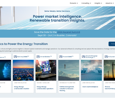 Ascend Analytics industry storage battery